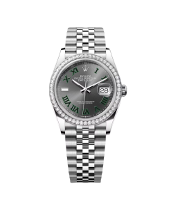 Alternative view of Rolex  Datejust 126284RBR Slate Dial 36mm