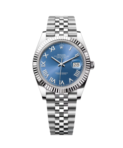 Rolex  Datejust 41mm 126334 Blue Roman Oyster Stainless Steel Men's Watch
