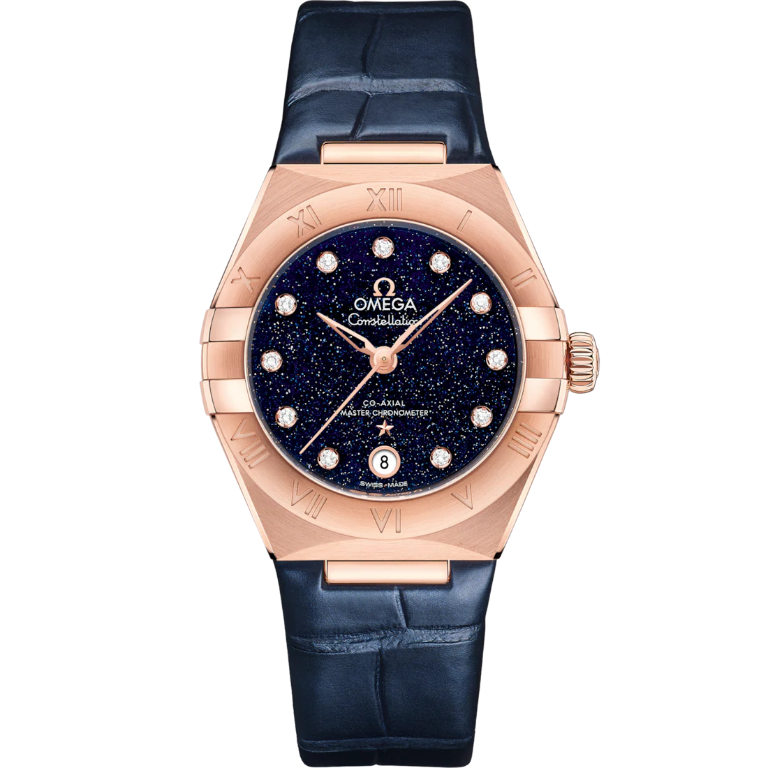 Omega Constellation Ladies' Selection 29mm Sedna™ gold on leather strap 131.53.29.20.53.003