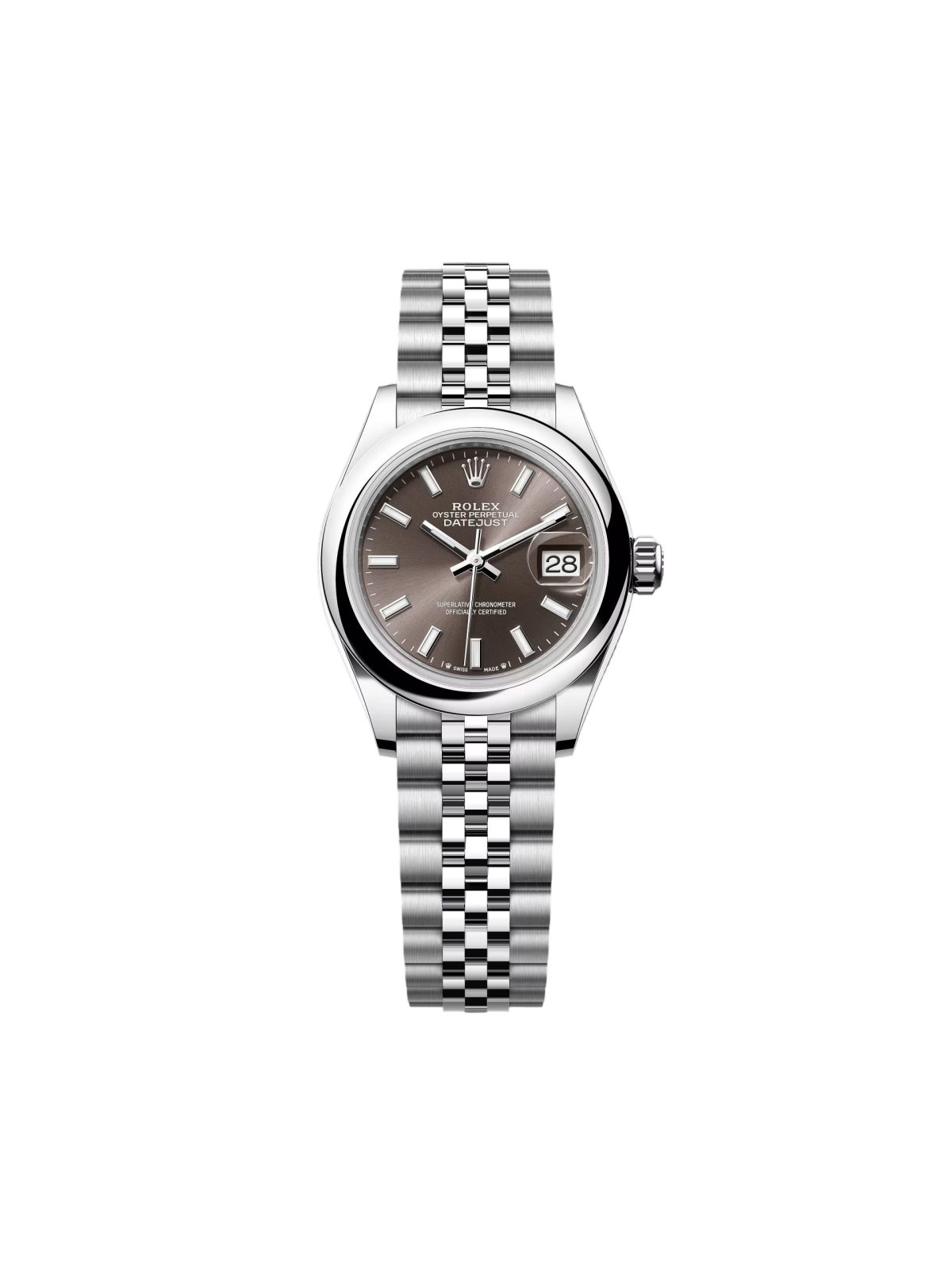 Rolex Lady-Datejust 279160 Oyster Perpetual 28mm Dark Grey Dial Oyster Bracelet