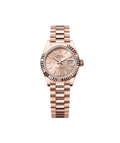 Rolex Lady-Datejust 28mm 279175 Rose Dial President Everose Gold
