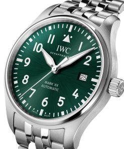 Alternative view of IWC Pilot's Mark XX 40mm Mens Watch Green IW328206