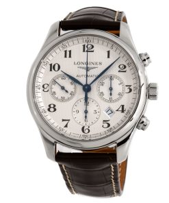 Longines Men's L27594783 Master Chronograph Automatic Brown Leather Watch