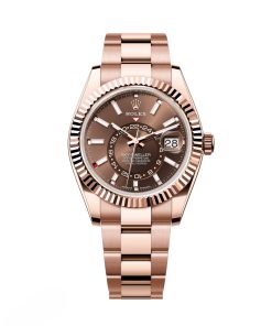 Rolex  Sky-Dweller 42mm 336935-0002 Rose Gold Chocolate Dial