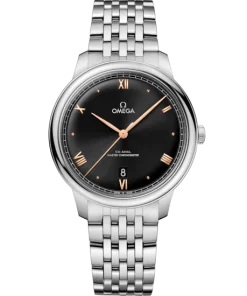 Omega De Ville Prestige 40 mm Black Dial Stainless Steel Bracelet 434.10.40.20.01.001