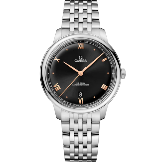 Omega De Ville Prestige 40 mm Black Dial Stainless Steel Bracelet 434.10.40.20.01.001