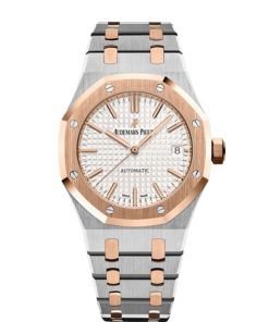 Audemars Piguet Royal Oak Selfwinding Silver dial, 37mm, Steel and 18k Rose gold,