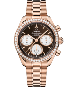 Omega Speedmaster 38 Brown Dial 38mm with Diamond Sedna™ 18k Rose Gold Bracelet 324.55.38.50.63.001