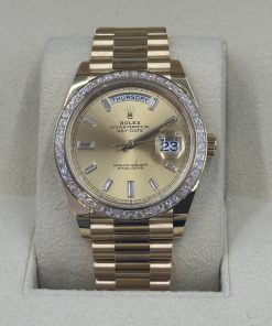 Alternative view of Rolex Day-Date 40mm 228398TBR-0002 Champagne Dial President Watch