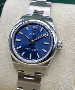 Alternative view of Rolex Oyster Perpetual 31mm 277200-0017 Blue Dial Oyster Bracelet Watch