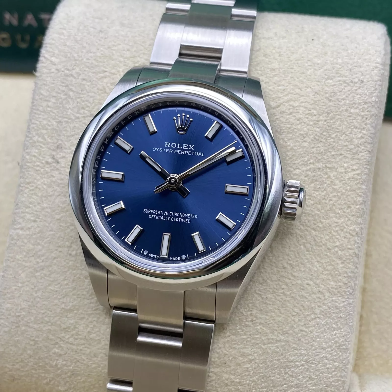 Rolex Oyster Perpetual 31mm 277200-0017 Blue Dial Oyster Bracelet Watch - Image 2