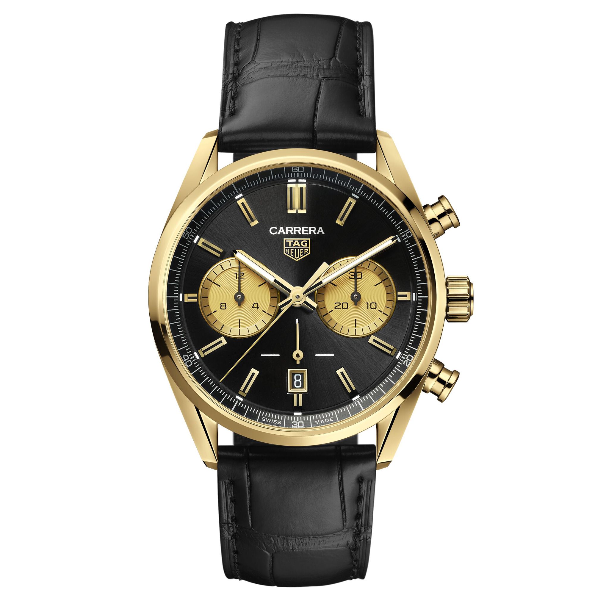 TAG Heuer Carrera Chronograph Automatic, 42 mm, Gold 3N CBN2044.FC8313
