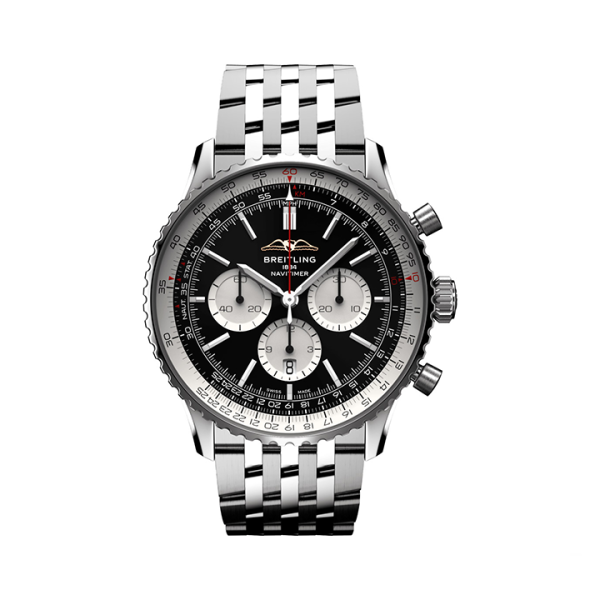 ??Breitling AB0137211B1A1 Navitimer B01 Black Dial - ??ew