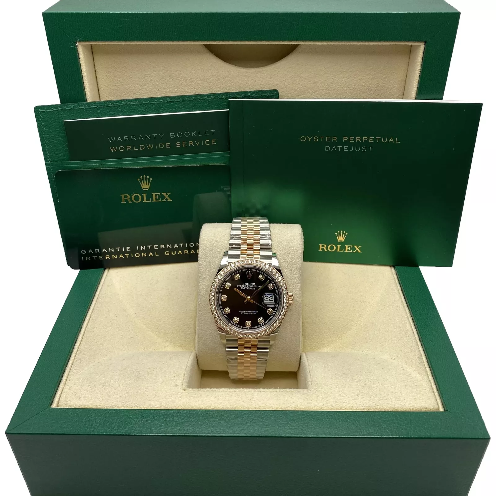 Rolex Datejust 36mm 126283 Bright Black Dial Oyster Bracelet Watch - Image 14