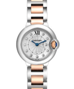 Cartier BALLON BLEU Rose Gold Mix Diamond Dial 36mm