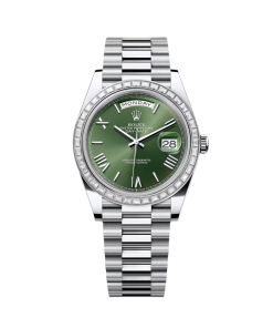 Rolex Day-Date 40mm 228396TBR-0020 Green Roman Dial