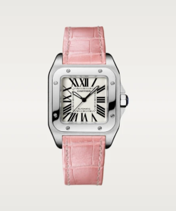 Cartier SANTOS 100 Pink Strap 35.6mm
