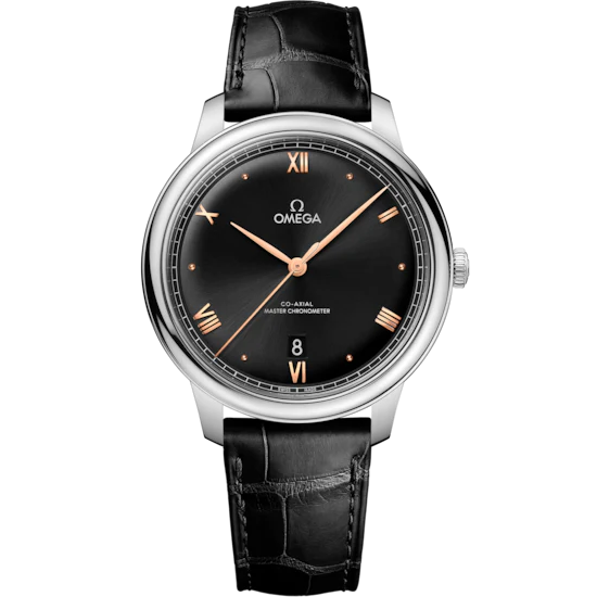 Omega De Ville Prestige 40 mm Black Dial Stainless Steel Strap 434.13.40.20.01.001