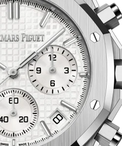 Alternative view of Audemars Piguet ROYAL OAK Silver-Toned Dial CHRONOGRAPH 41mm