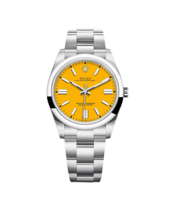 Rolex Oyster Perpetual 41mm 124300-0004 Yellow Dial