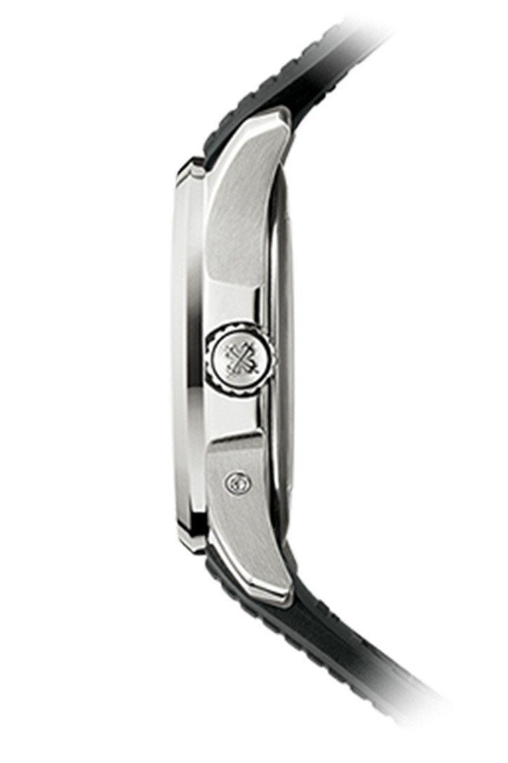 Patek Philippe Aquanaut Dual Time Black Dial Automatic Men's Watch 5164A-001 - Image 3