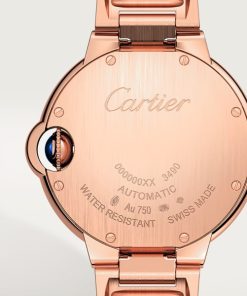Alternative view of Cartier BALLON BLEU Diamond Rose Gold 33mm