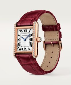 Alternative view of Cartier TANK LOUIS  Rose Gold Diamond 22mm