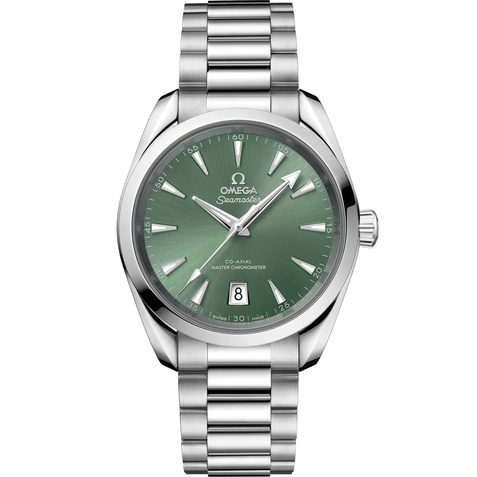 Omega Seamaster Aqua Terra Shades 38 mm Bay green Dial Stainless Steel Bracelet 220.10.38.20.10.002