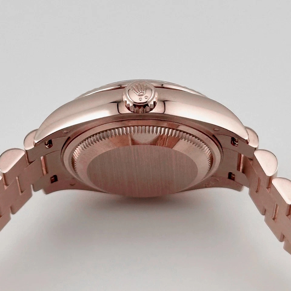 Rolex Lady-Datejust 28mm 279175 Green Diamond-Set Dial President Everose Gold - Image 7