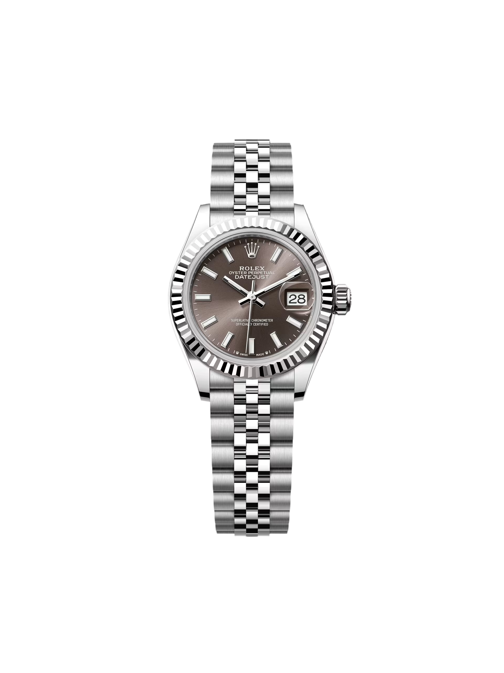 Rolex Lady-Datejust 28mm 279174 Dark Grey Dial Oyster Bracelet