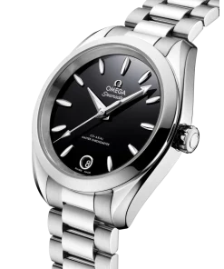 Alternative view of Omega Seamaster Aqua Terra 150M 34 mm Black Dial Stainless Steel Bracelet 220.10.34.20.01.001