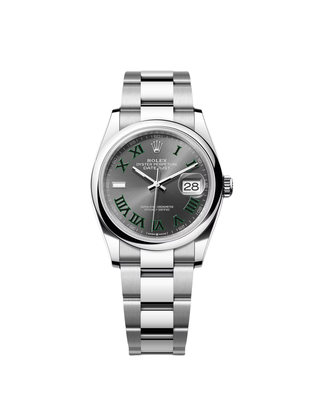 Rolex Datejust 36mm 126200 Oyster Perpetual Wimbledon Dial Jubilee Stainless Steel - Image 2