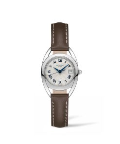 Longines Women's L6.136.4.71.2 Equestrian Brown Leather Watch
