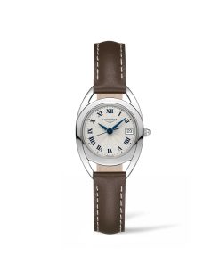 Longines Women's L6.136.4.71.2 Equestrian Brown Leather Watch