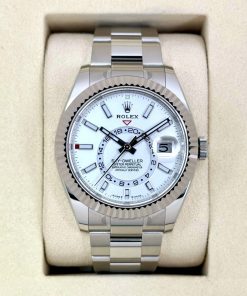 Alternative view of Rolex  Sky-Dweller 42mm 336934-0003 Stainless Steel White Dial Oyster