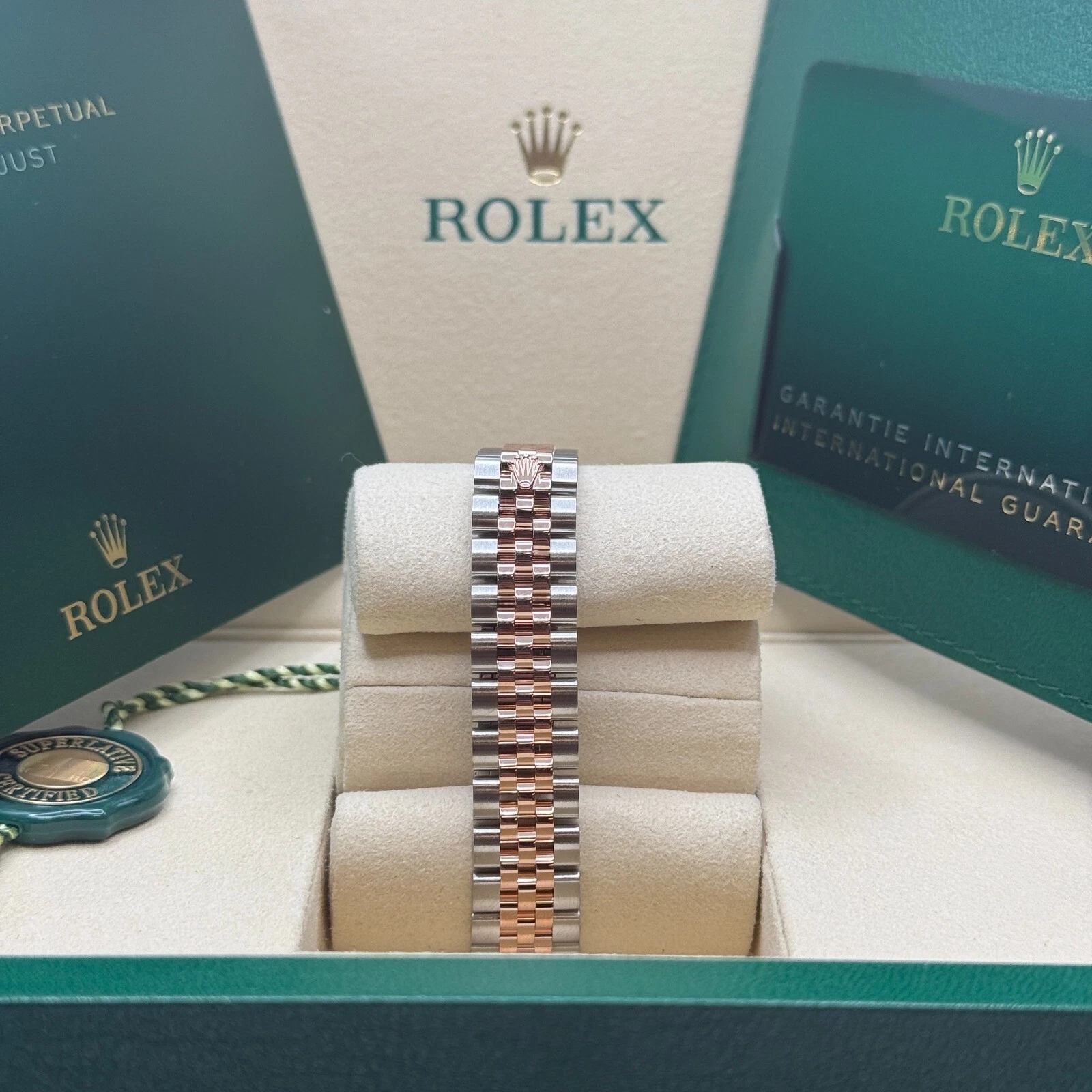 Rolex Lady-Datejust 28mm 279171 Aubergine Diamond Oyster Stainless Steel and Rose Gold - Image 7