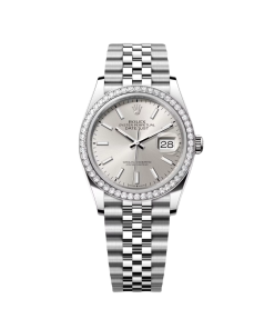 Alternative view of Rolex  Datejust 36mm 126284 Silver Dial  Watch