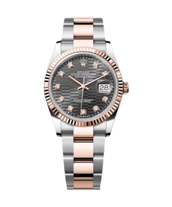 Alternative view of Rolex  Datejust 36mm 126231 Slate Fluted Motif Dial 36mm Jubilee Bracelet