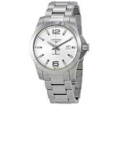 Longines Men's L3.760.4.76.6 Sport Conquest Stainless Steel Watch