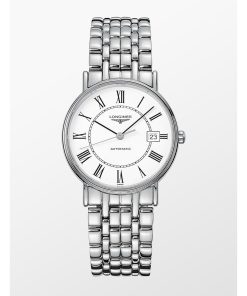 Longines Men's L4.821.4.11.6 Presence Stainless Steel Watch