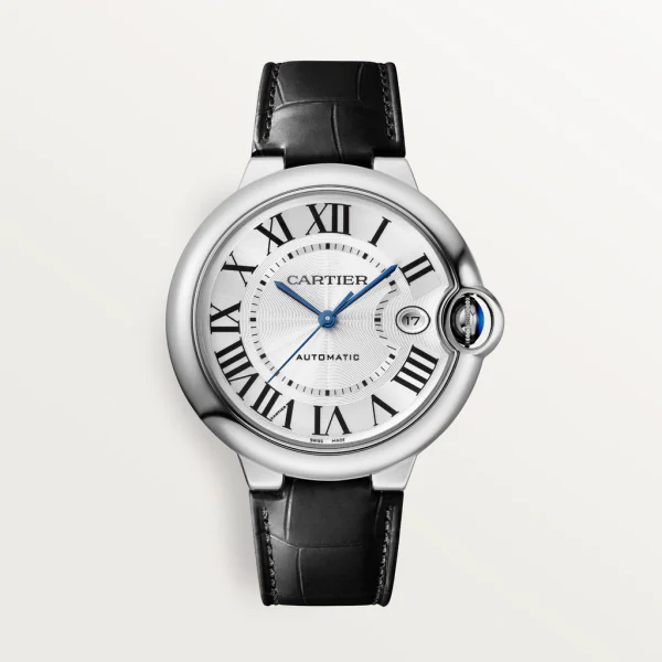 Cartier BALLON BLEU Black Alligator Strap 40mm