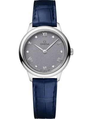 Omega De Ville Prestige 27.5 mm Blue Dial Stainless Steel Strap 434.13.28.60.53.001