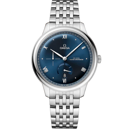 Omega De Ville Prestige 41 mm Blue Dial Stainless Steel Bracelet 434.10.41.21.03.002