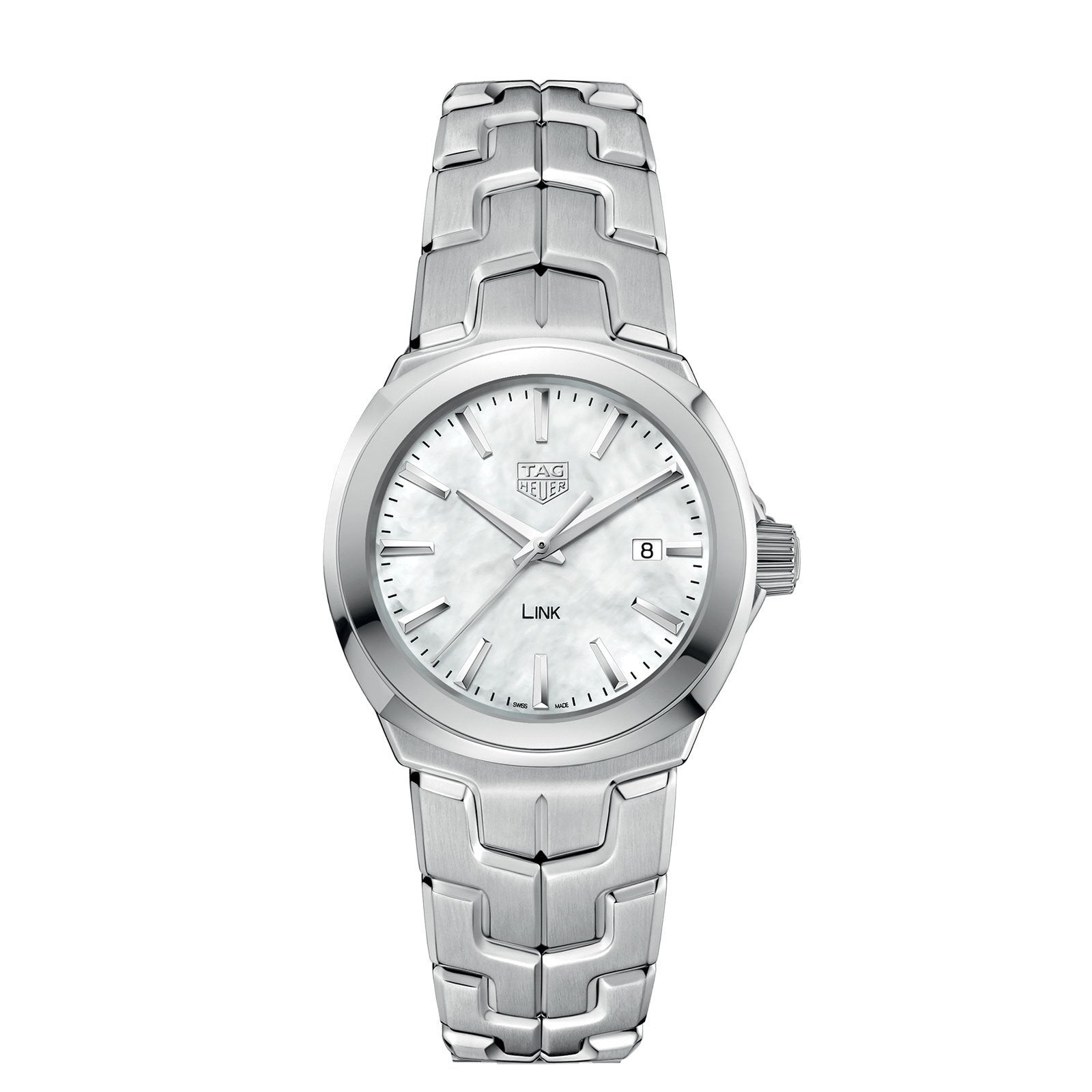 TAG Heuer Link Date Quartz Date Mother Of Pearl 32mm Ladies Watch WBC1310.BA0600