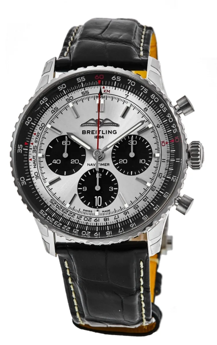 Breitling AB0138241G1P1 Navitimer B01 Silver Dial - ??ew - Image 3
