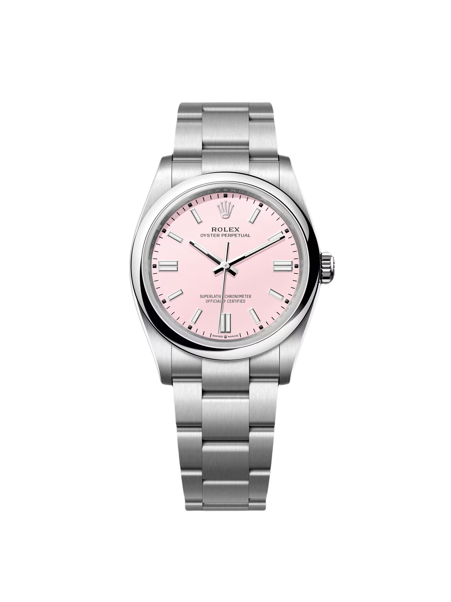 Rolex Oyster Perpetual 36mm 126000-0008 Candy Pink Dial Oyster Stainless Steel