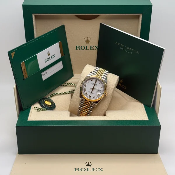 Rolex  Datejust 36mm 126233 White Dial Oyster Bracelet Watch