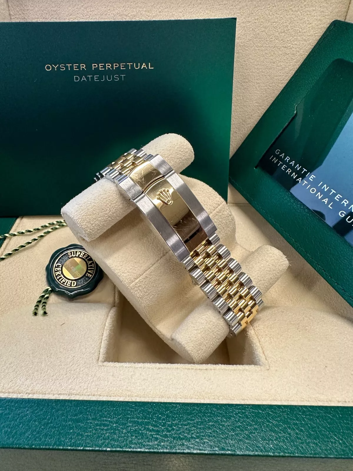 Rolex Datejust 41mm 126333 Champagne Index Jubilee Steel and Yellow Gold Mens Watch - Image 7