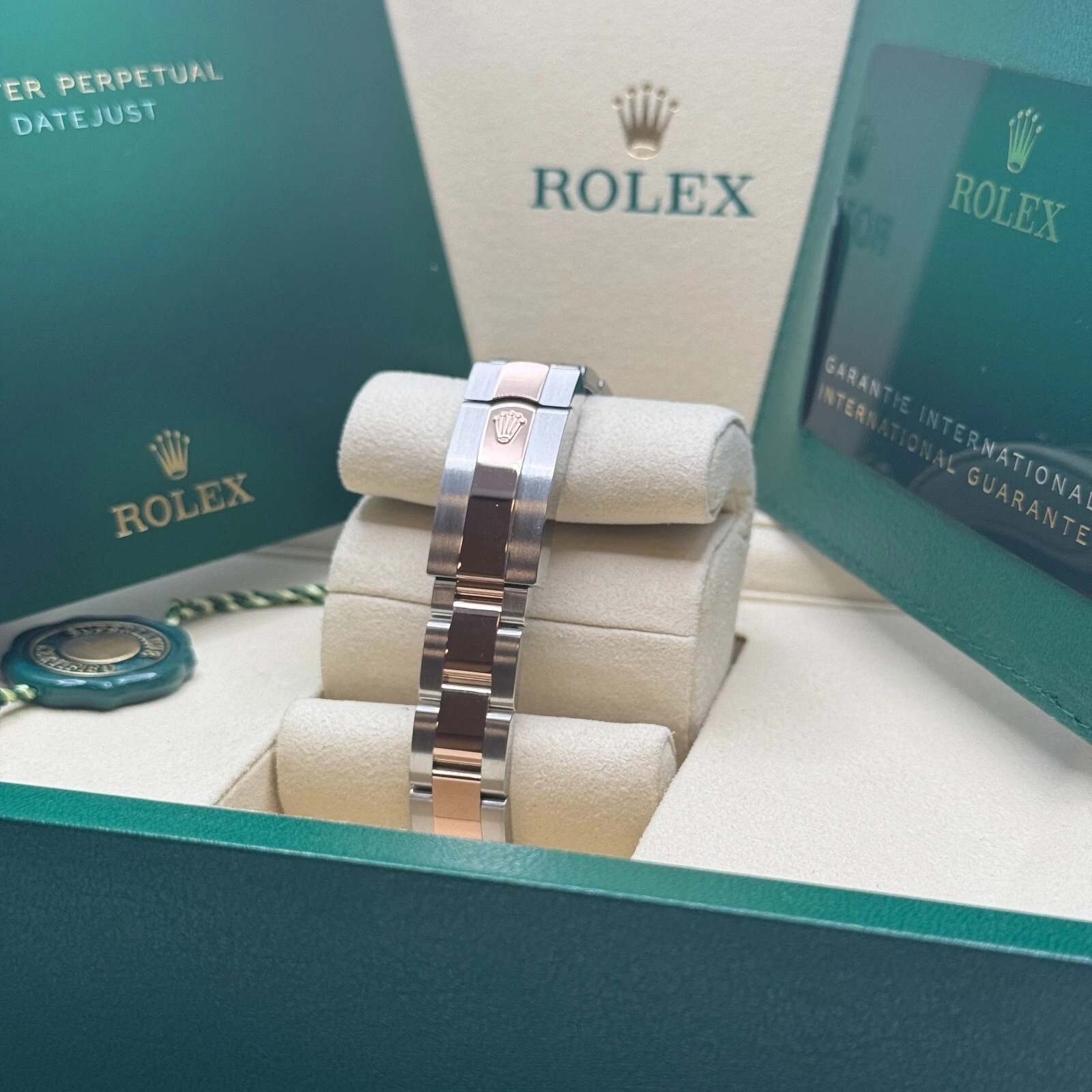 Rolex Lady-Datejust 28mm 279171 Chocolate Index Oyster Stainless Steel and Rose Gold - Image 6