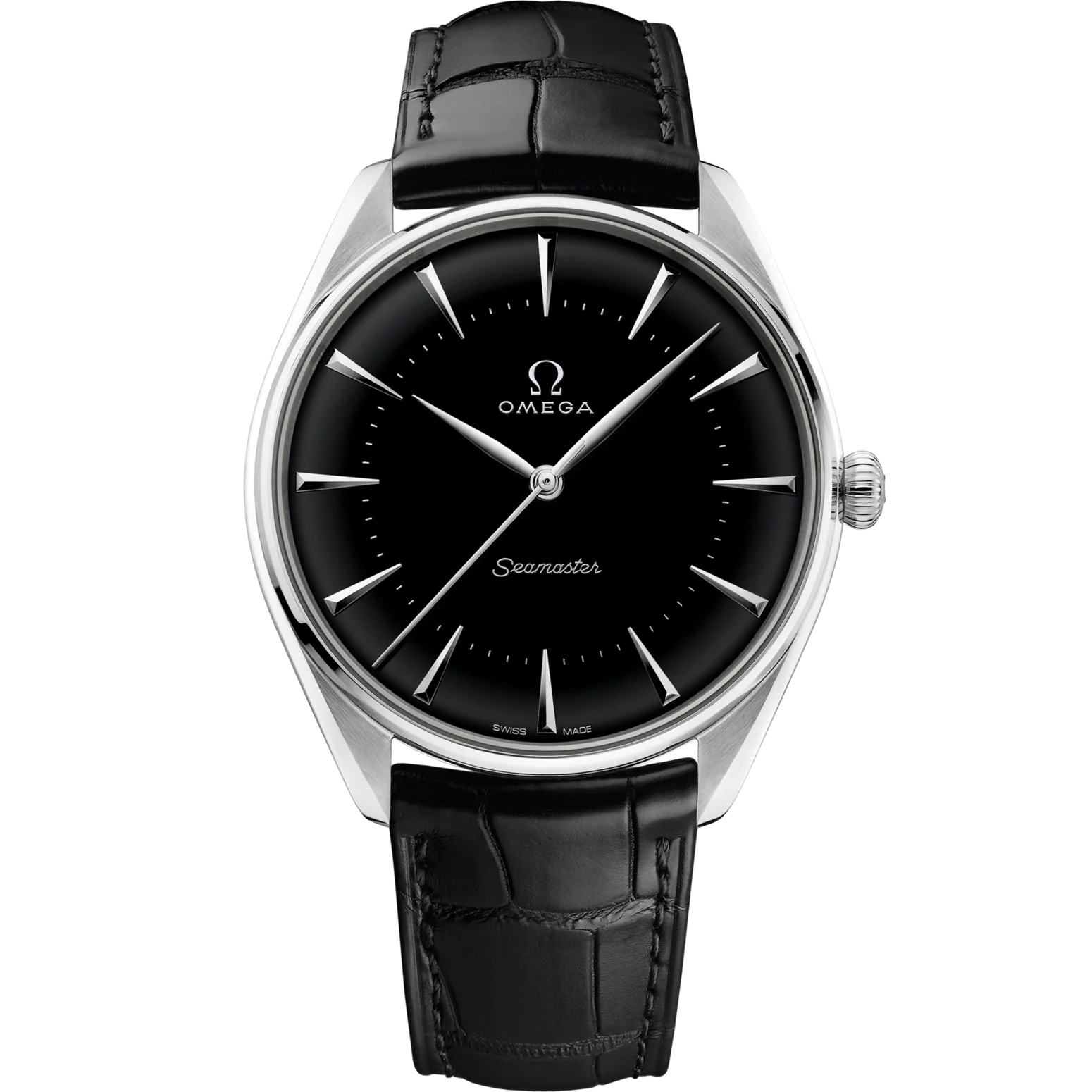Omega Seamaster Olympic Official Timekeeper 39.5mm Black Dial Platinum Strap 522.93.40.20.01.001
